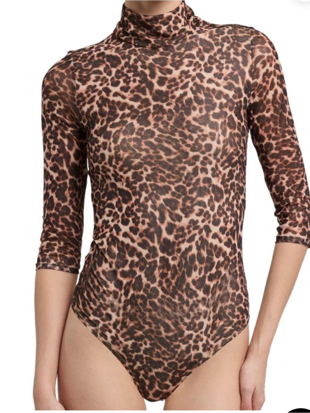 Generation Love Milo Leo Mesh Bodysuit Leopardess Size S